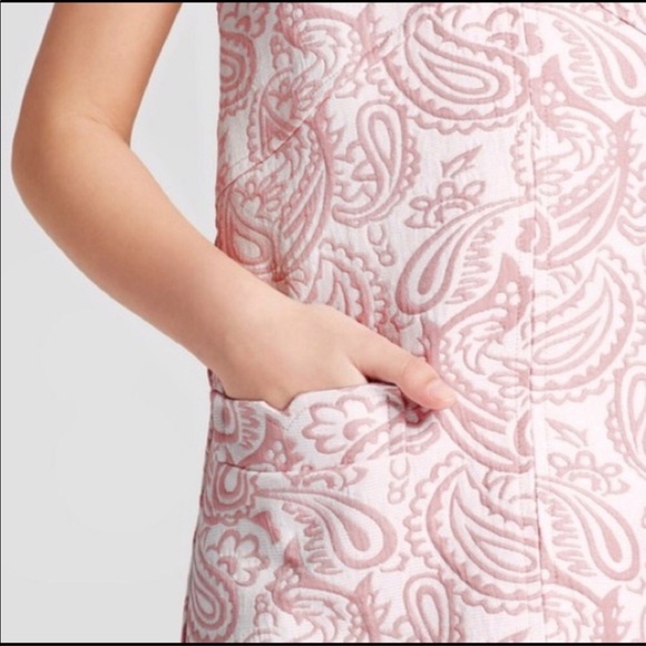 Victoria Beckham forTarget•S•NWT(partial tag)•Blush Pink/White Dress•Fully-Lined - Picture 3 of 13